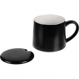 Кружка с подогревом и беспроводной зарядкой dualBase ver. 2.0 Matt, черная